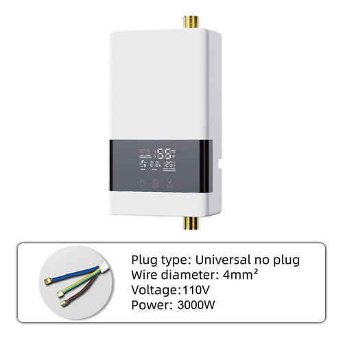 Calentador De Agua Eléctrico Remote Water Instant Home Para