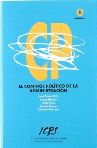 El Control Polãâãâtico De La Administraciãâãâ³n, De #n/a. Editorial Mediterr%c3%83%c2%a0nia Sl En Español