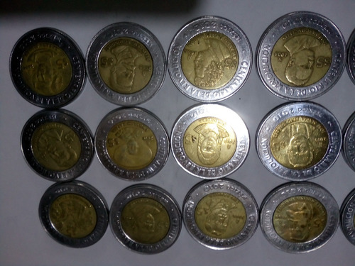 Coleccion $5, Revolucion - Independencia, Completa, 37 Pzas (Usado)