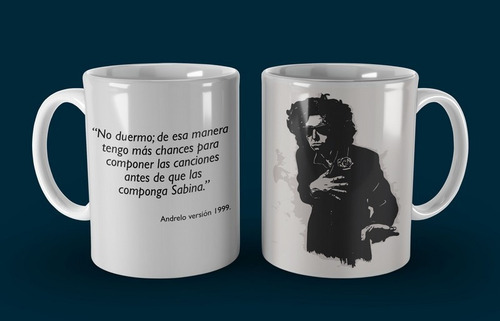 Imagen 1 de 4 de Taza Diseño Andres Calamaro