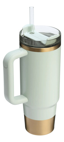 Vaso Stanley Quencher H2.0 887 Ml Edición Limitada Gilded Celadon