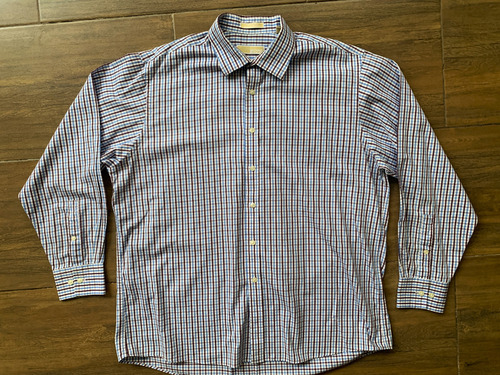 Camisa Michael Kors Cuadros Tallas Extra Xxl Adulto T329