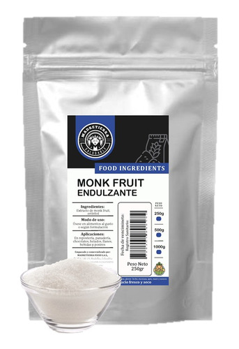 Monk Fruit Zero X250gr - g a $132