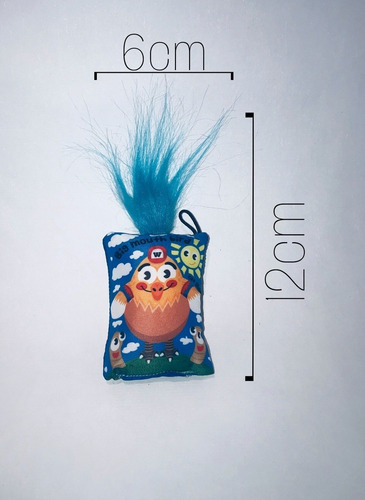 Imagem 2 de 4 de Brinquedo Com Catnip De Gato Grafic Galinha Azul Jambo Pet
