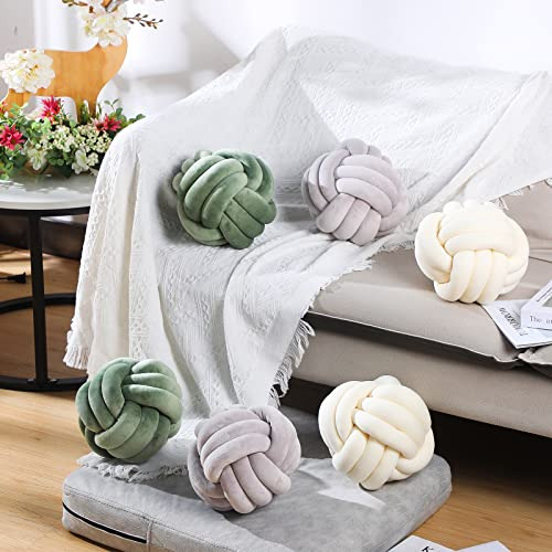 Almohadas Decorativas Redondas De Felpa Para Sofá, 2 Unidade