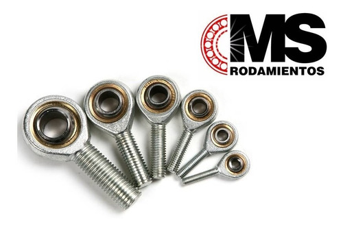 Imagen 4 de 5 de Rotulas Competicion Macho 14mm Rosca Derecha Ms Rodamientos