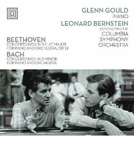 Beethoven Bach Concertos N1 Y 2 Glenn Gould Bernstein Vinilo