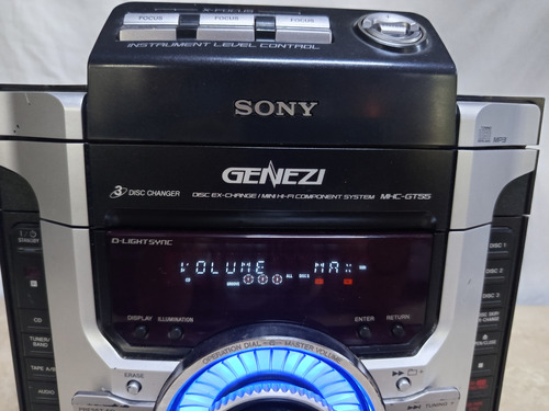 Módular Sony Genezi Gt55 Jalando Casi Al 100 Leer Descripci Negro 225 W (Usado)