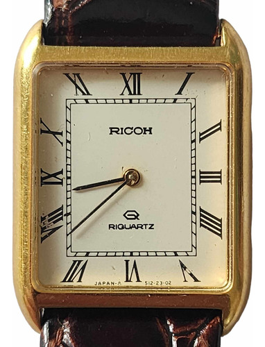 Reloj Ricoh Riquartz Romanos Año 75 Japan Nuevo Retro Vinta