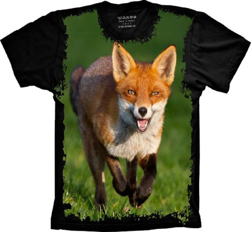 Camiseta Plus Size Raposa - Red Fox - Animais