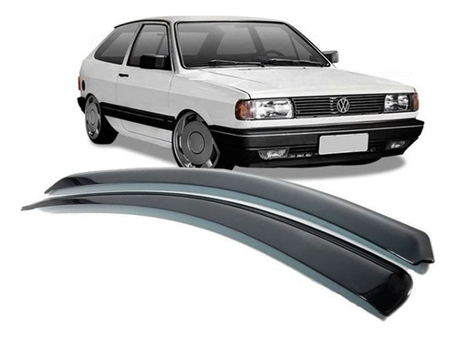 Calha Defletor Chuva Fume Vw Gol Quadrado 1988 1989 1990