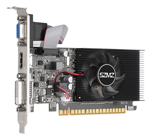 A Tarjeta Gráfica Para Juegos Gt210 1g, 64 Bits, Ddr3,