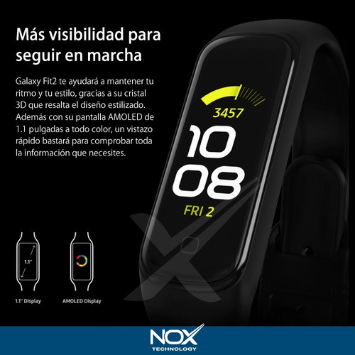 Smartwatch Samsung Galaxy Fit 2 Reloj Bluetooth Sm-r220