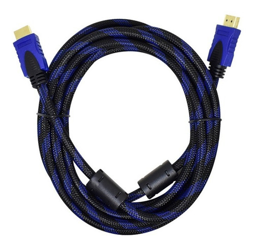 Cable Hdmi De 1.5m V1.4 1080p Malla De Tela Nisuta