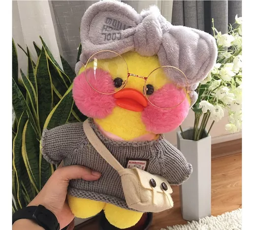 boneca pelúcia kawaii 30 cm - figuras patos animais pelúcia com