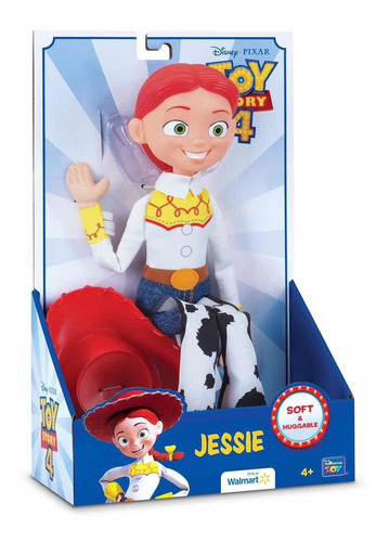 Imagen 5 de 5 de Toy Story 4 - Jessie De Peluche Con Sombrero - Original 34cm