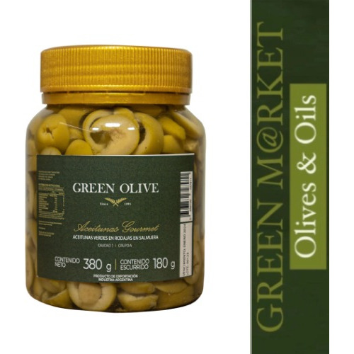 Aceitunas Verdes En Rodajas X250gr. Green Olive