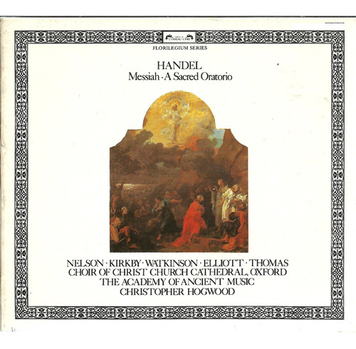 Cd. Handel Messiah | The Academy Of Ancient Music