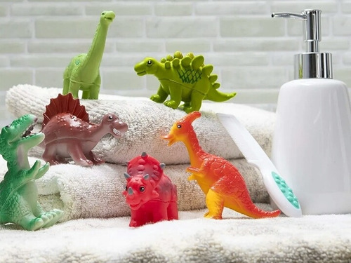 Imagen 3 de 5 de Set 6 Dinosaurios Grandes Colección Babydinos Original