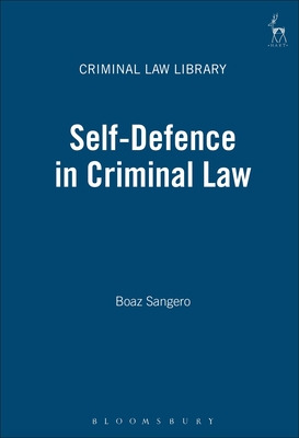 Libro Self-defence In Criminal Law - Sangero, Boaz