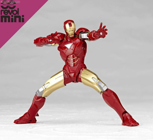 Iron Man 2 Mk 6 Micro Yamaguchi Revol Mini Jp Marvel 11.5cm