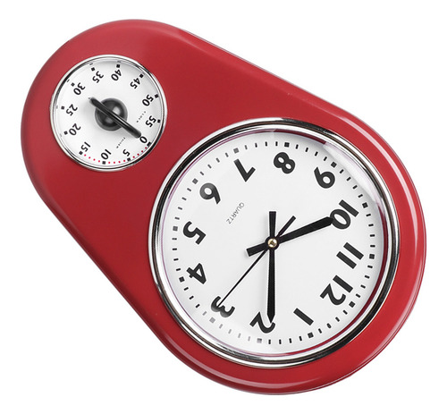 Reloj De Pared Grande Estilo Vintage Kitchen Timer, Para Col