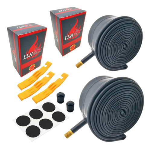 Tubo De Bicicleta 20 X 1.95/2.125/1.75, Pack De 2, Comp...