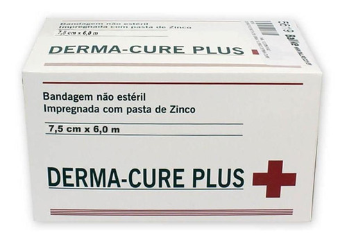 Curativo Bota De Unna Derma Cure 7,5cm X 6m Óxido De Zinco