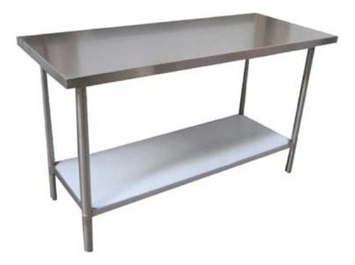 Mesa De Trabajo Acero Inoxidale Calvac 180x60x90