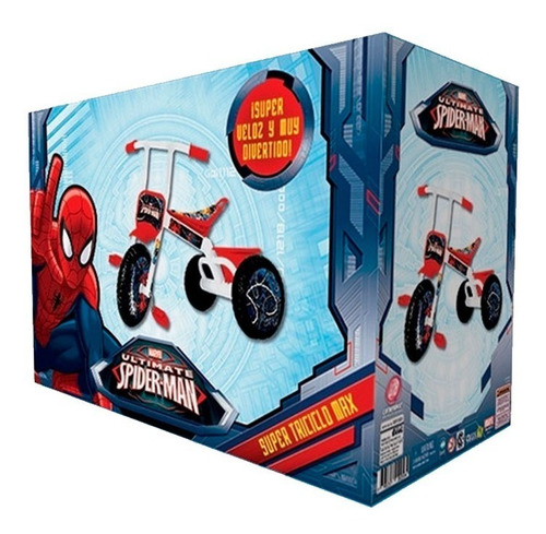 Imagen 1 de 1 de Spiderman Triciclo Max 301303 1303
