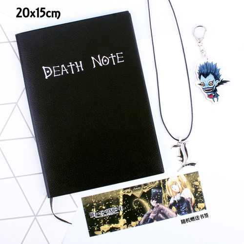 Death Note - Pequeño+pluma+collar+llavero