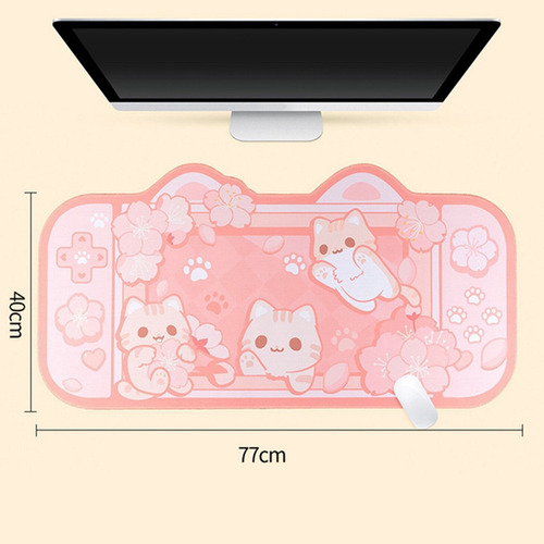 Fweaad Alfombrilla De Ratón Kawaii Extra Grande Para