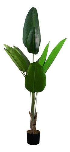 Planta Artificial De Plastico Tipo Palma Viajera 160cm Sala