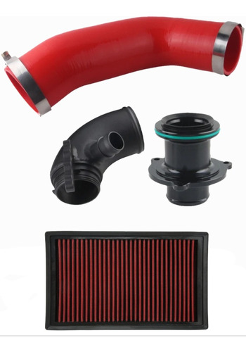 Kit Filtro Alto Flujo + Intake Y Pipes Audi S3  2.0turbo Mqb