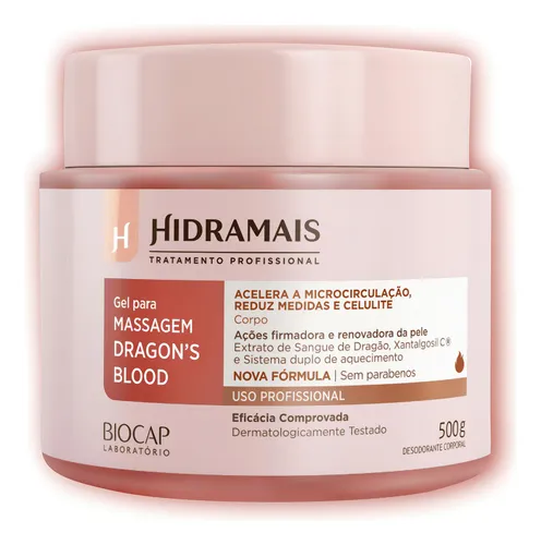 Gel Termoativo Hidramais Dragons Blood 500g