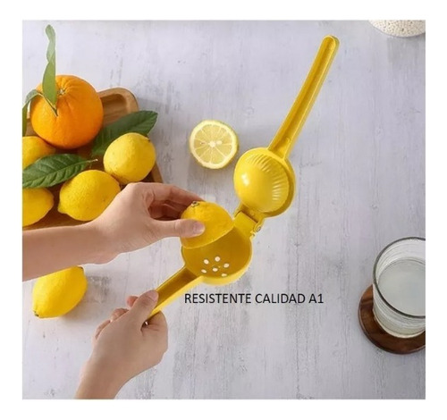 Exprimidor Manual De Limon Prensa Para Citricos Doble Mango