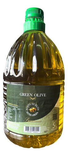 Aceite de Oliva 100% Puro Extra Virgen Premium Green Olive 5 L