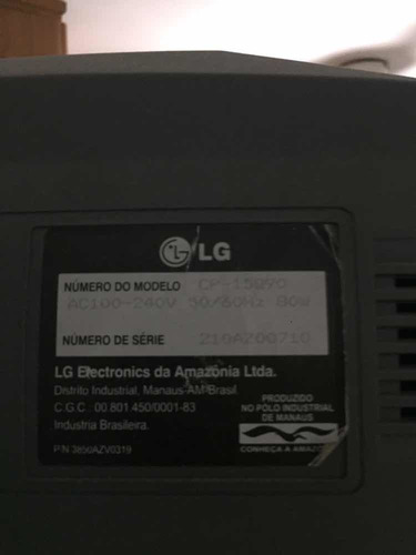 Tv LG 15 Polegadas Tela Plana Novissima