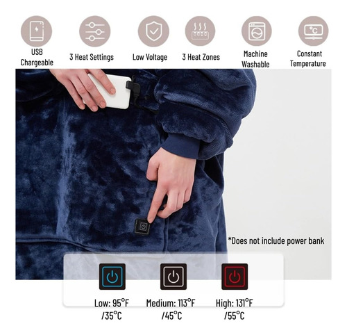 Pijama Polar Mujer Camisa De Dormir Felpa Manta Con Usb