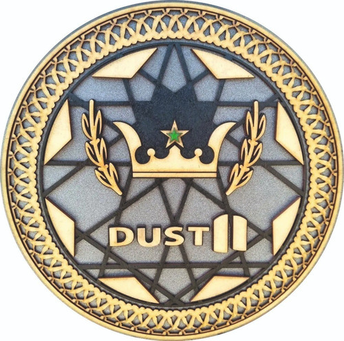 Placa Em Relevo Csgo Dust 2 Counter Strike Mdf 29cm Dust 2 CSGO