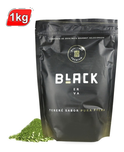Imagem 1 de 1 de Erva Mate Tereré Black Premium Promoção- 1kg Pura Folha 