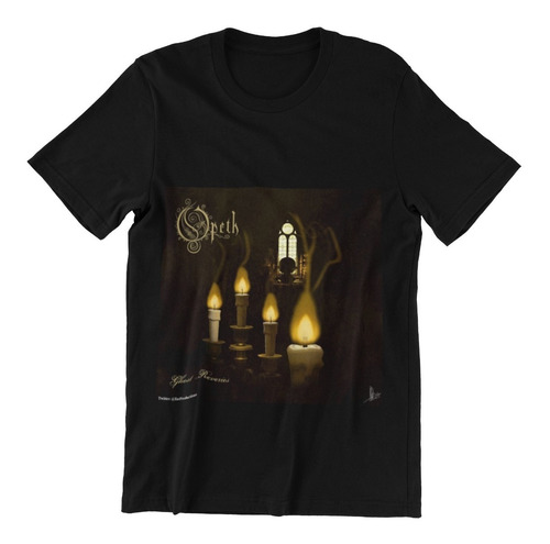 Polera Unisex Opeth Banda Rock Metal Dark Estampado Algodon 