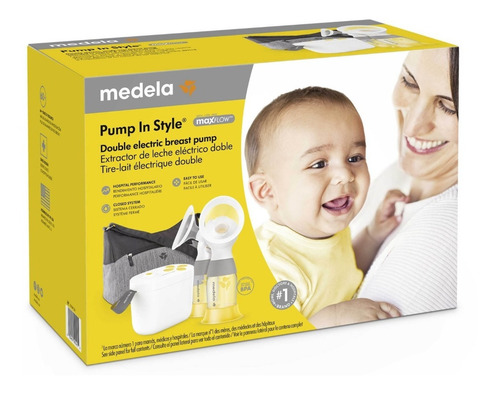 Imagen 5 de 8 de Medela Extractor Eléctrico Pump In Style Maxflow Sacaleches