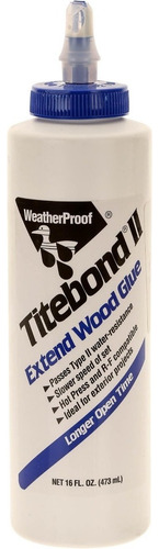 Pegamento Titebond Ii Extend Wood Glue Para Madera 16 Oz