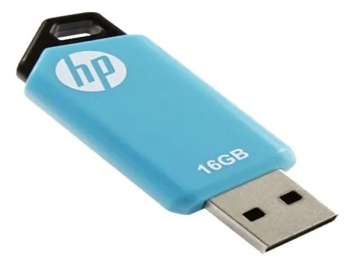 Memoria USB HP v150w 16GB 2.0 celeste y negro