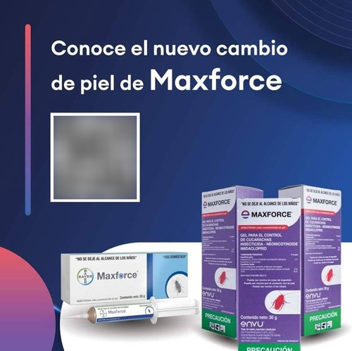 Maxforce Gel 30g Envu. Insecticida En Cebo. Mata Cucarachas