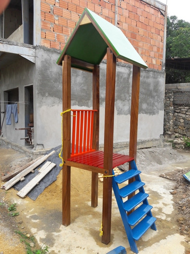 Casa De Árbol, Casa De Juego En Madera, Parque Infantil