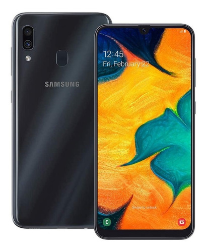 Samsung Galaxy A30 64 Gb Negro 4 Gb Ram Liberado Refabricado (Reacondicionado)