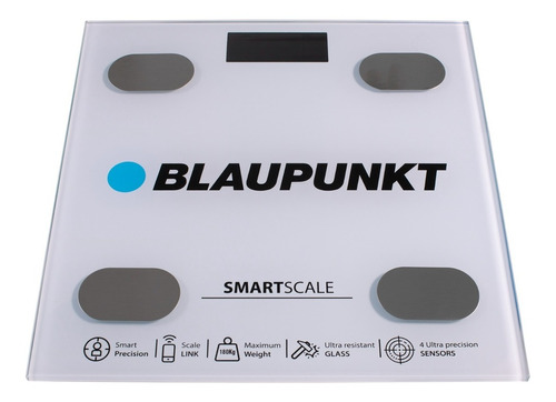 Balanza Digital De Baño Blaupunkt Smart Scale 180kg Vidrio
