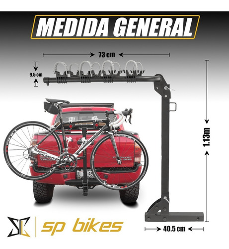 Imagen 10 de 10 de Rack Portabicicletas Hollywood Traveler P/4 Bicicletas